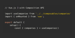 Laravel 11 + Vue.js 3 CRUD with Composition API