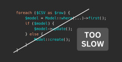 Laravel "Update or Create" From CSV: 5 Eloquent Performance Optimizations