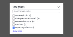 E-Shop Sidebar Filter: Alpine.js for Search and Show/Hide