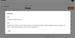 Filament Table Row Click: Open Modal Window View