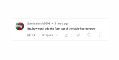Filament: Add Form On Top Above The Table