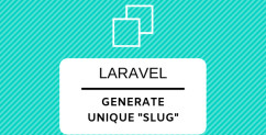 Generate Slug Keyword from Title: Laravel + AJAX