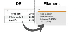 Filament Select with Relationship: Custom Label for titleAttribute Options