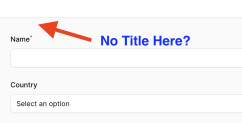 Filament: Remove Label Text in Resource Form Page