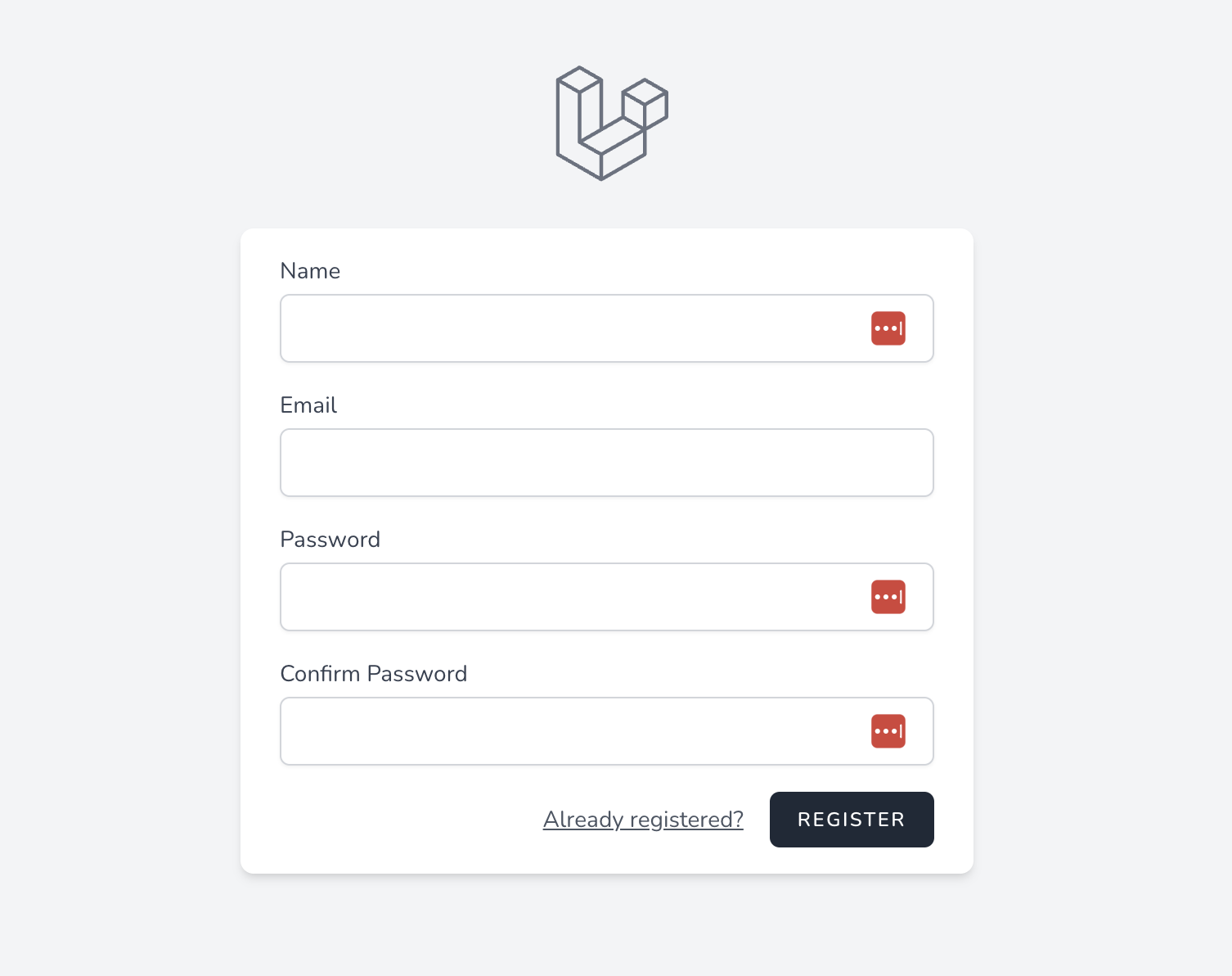 Laravel Breeze Register