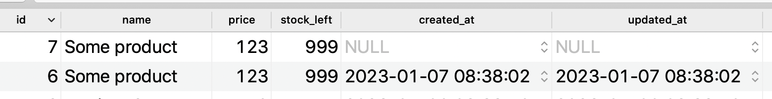 Eloquent create Query Builder insert
