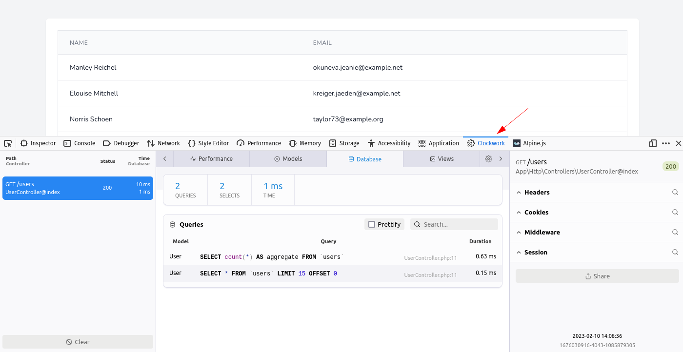 clockwork browser extension