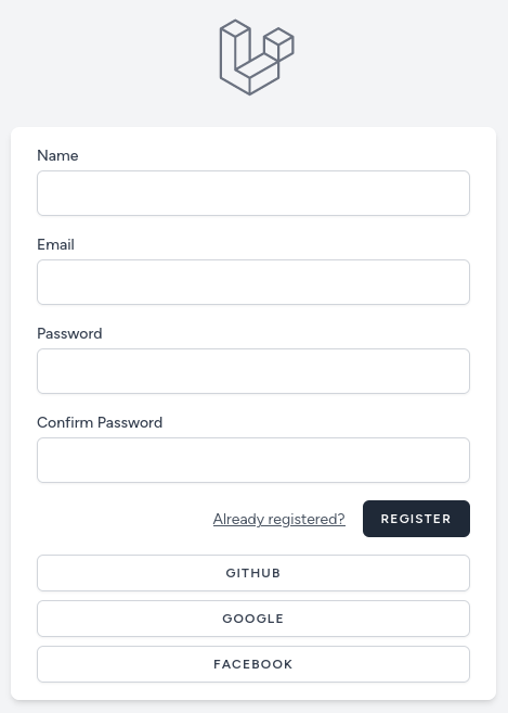 social login buttons