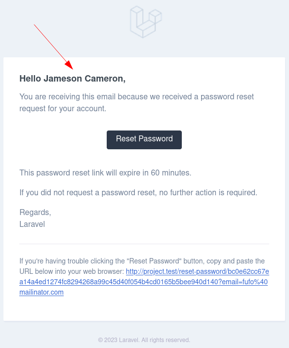 breeze email with different greeting