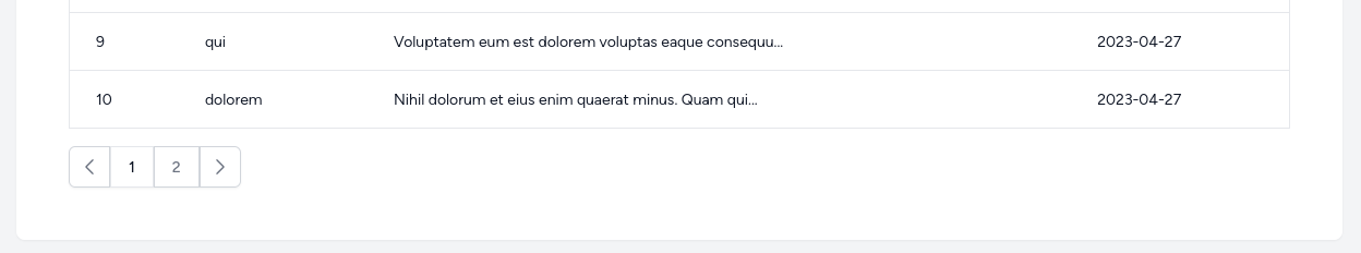 finished vue pagination