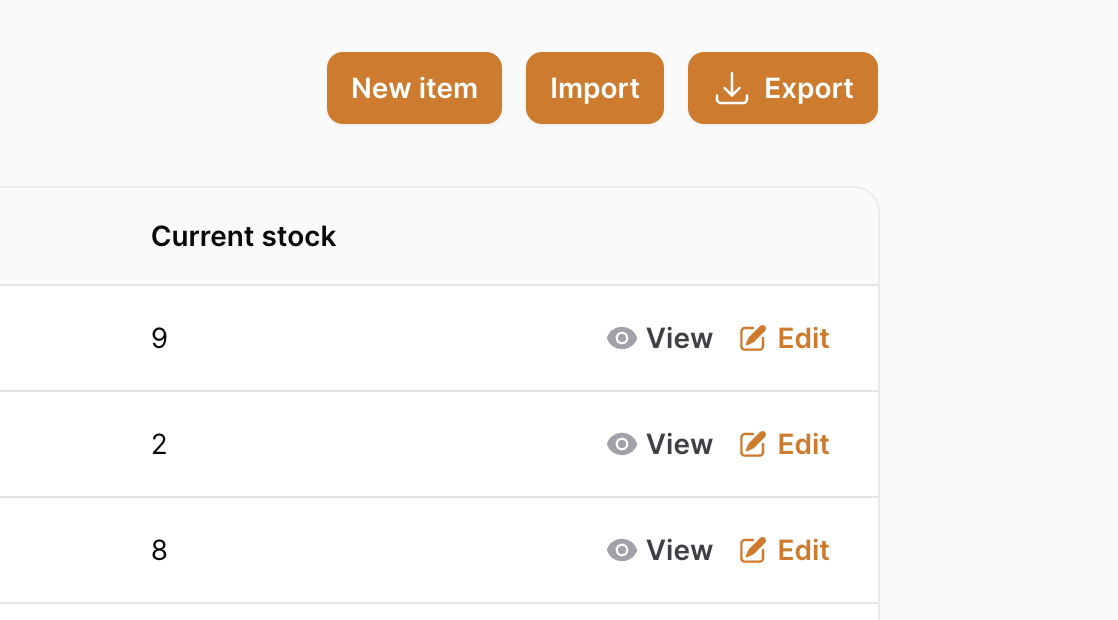 import-export-buttons